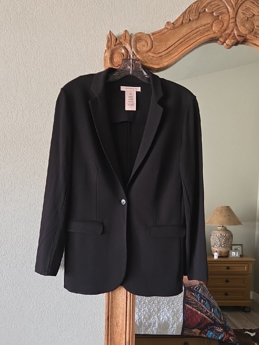 Philosophy Women's Black Blazer Jacket